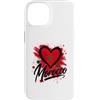 Morocco Travel Heart Co Custodia per iPhone 14 Bandiera a forma di cuore con scritta I Love Morocco, souvenir turistico