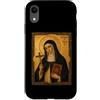 Icona di Santa Caterina da Bologna Custodia per iPhone XR Elegante Icona Cattolica di Santa Caterina da Bologna