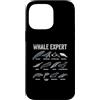 Ocean Life Marine Biology Whale Species Custodia per iPhone 14 Pro Max Whale Expert - Gattera Beluga Narvalo, colore: Blu