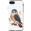 Falconry Lover Gifts Custodia per iPhone SE (2020) / 7/8 American Kestrel Falcon