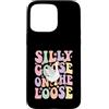 Funny Silly Goose Custodia per iPhone 15 Pro Max Oca stupida sul sciolto