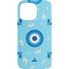 Greek Eye Aesthetic Art Gifts Custodia per iPhone 14 Pro Max Simbolo greco blu malocchio