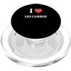 Nom Ville de france cadeau Les Carroz dr Station de ski Les Carroz France ville I love Les Carroz PopSockets PopGrip per MagSafe