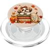 di regali personalizzati carini e Shihtzu Dog Moms Coffee Reader Autunno PopSockets PopGrip per MagSafe