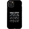 Ocean Life Marine Biology Whale Species Custodia per iPhone 11 Pro Whale Expert - Gattera Beluga Narvalo, colore: Blu