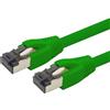 1aTTack.de Cavo di rete Cat 8, 5 m, CAT8, verde, 1 pezzo Cat.8 Lan 2000 Mhz 40 Gbit s 40GBase-T Poe+, cavo patch Ethernet, LSZH, 1 x 5 m, verde