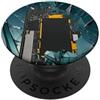 Tech Enthusiast Style Cyber Hardware Architettura Scheda Madre Elettronica PopSockets PopGrip Adesivo