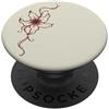 Ornamental Floral Art Stile Tattoo Orchidea Fiore Line Art PopSockets PopGrip Adesivo