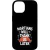 Mars Futurism Terraforming Science Inter Custodia per iPhone 14 Terraformare Marte Esplorazione Spaziale Colonizzazione di Marte