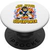 Il Simpatico Gorilla Del Bjj: Il Jiu-jit Il Jiu-jitsu È Il Mio Superpotere - Il Simpatico Potere Del PopSockets PopGrip Adesivo