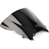 RTSMD Parabrezza Per Moto, A Doppia Bolla, Deflettori Antivento, Protezione Per Yamaha YZF-R6 YZF R6 600 1998-2002 Cupolino Parabrezza(Nero)