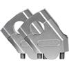 OEXRIG Per SUZUKI DL650 Per V-Strom 650 DL 650 Per VStrom 650 3 Colori Moto Manubrio Innalzamento Bar Riser Morsetto Di Montaggio Riser Manubrio Moto(22mm Silver)