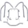 NingRuiBhd Paracilindri Paramotore Per BMW Per R1200RT Per R 1200 RT 2004-2013 Protezione Motore Barra Autostradale Paraurti Gabbia Acrobazie Serbatoio Carburante Paraurti Engine Guard(Front silver)