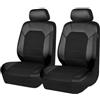 SYXWILTVU Copri sedili Auto per Nissan Navara D22 Navara D40 Navara D40 S Navara Np300 2000-2023, Coprisedili Anteriori Compatibile con Airbag Soft Confortevole Traspirante Protezione