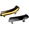 Ymnilian Indicatori Di Direzione,Frecce Dinamiche 2 pezzi Indicatore di direzione specchietto laterale Luce sequenziale dinamica Adatto for VW Golf 5 GTI Jetta MK5 Adatto for Passat B6 B5 Eos R32 Rabbit