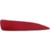 WUPEDI N. 5216452100 Riflettore paraurti, for Toyota, Yaris 2012-2014 senza paraurti sportivo Riflettore paraurti posteriore sinistro Indicatore laterale ABS resistente 1 pezzo rosso Riflettore per au