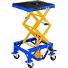 MSW Motor Technics Cavalletto Idraulico Alzamoto con Ruote (135 kg) Acciaio