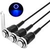 Gebildet Universale 3pz Latch Acciaio Inossidabile LED Blu Moto Interruttore ON-OFF Manubrio Montaggio Regolabile Interruttori Impermeabili Pulsante 5A/12V