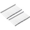 QUARKZMAN Confezione da 2500 Standard Tagging 50mm/2 Pollici Grigio | Standard Label Gun Price Tagging Barbs, per Etichette di Abbigliamento, Plastica Regolare, Fasteners