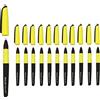 Pelikan Erase 2.0, Penna Roller Cancellabile Ergonomica, Inchiostro Nero, per Destrimani e Mancini, per la Scuola, Refill Nero Incluso, Ricaricabile, 12 Pezzi