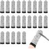 M METERXITY 24-Pack Dita Protettive Antitaglio Copridita 2.8 Grigio Nero