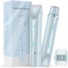 Generic Rasoio elettrico e trimmer da donna 2 in 1, dispositivo di depilazione a doppia testa per corpo, linea bikini, ascelle e gambe, rasoio elettrico portatile bagnato e asciutto, kit di toelettatura senza