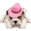 Generic Cappello da cowboy per gatti, in tessuto traspirante, comodo cappello da cowboy, per cosplay, costumi di Halloween per gatti e cani di piccola taglia