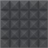 Lenacustica Pannelli Fonoassorbenti Piramidali, Schiuma Acustica per Studio di Registrazione, Isolamento Acustico Professionale. Varie misure Non spediti sottovuoto ne arrotolati (grigio, 100x100x10cm)