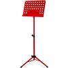 Classic Cantabile Leggio Orchestrale In Lamiera Forata Heavy Rosso