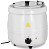 Royal Catering Zuppiera Elettrica Casseruola per Zuppa Bianca RCST-9403 (10 L, 400 W, Acciaio Inox/Acciaio, 35-80 °C)