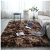 GELing Shaggy Tappeto A Pelo Lungo, Tappeto Peloso Soggiorno, Cameretta Tappeti Shaggy Camera da Letto Morbido Lunga Soffice E Antiscivolo,caffè,120x160cm