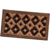 emmevi Zerbino Asciugapassi Ingresso Antiscivolo Vellutato Morbido Mod.GOLD DIS_11 50X80 RETTANGOLARE MARRONE
