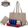 LIAMERHE Borsa Termica Porta Pranzo Borso Frigo Portatile Ufficio Viaggio Picnic 15,6 Pollici Laptop Bag con Scomparto Isolato 2 in 1 Borsa Combinazione