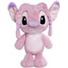 Simba Disney Angel 25 cm Peluche Flopsie Carino Peluche Rosa Pastello, adatto per bambini e adulti e dolcetti con licenza ufficiale Disney