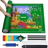 MOZOOSON Tappeto puzzle Feltro, Tappetino Puzzle 3000 2000 1500 Pezzi, Tappeto Puzzle Bambini Adulti, Puzzle Roll Mat, Tappetino Puzzle, Puzzle Pad Roll Set, Puzzle Portatile Tappetino