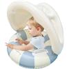 Generico Salvagente Neonato, Ciambella Galleggiante Con Parasole UV, Galleggianti Gonfiabili, Galleggiante Gonfiabile Per Piscina Con Tettuccio Parasole Per Nuoto, Ciambella Babyes Per Piscina Spiaggia