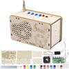 SOETDERT Kit di Radio Fai-da-te, Kit di Montaggio Radio in Legno, Esperimento Scientifico per Bambini Elettronica Progetti, Assemblaggio Elettronico Fai-Da-Te, Giocattoli STEM per Studenti Istruzione