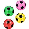 VANZACK 4pezzi Pallone da Calcio Gonfiabile per Bambini in Plastica Resistente, senza Sbiadimento, per Giochi Indoor e Lawn Divertenti e Creativi Colore Casuale