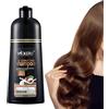 Zankie MOKERU Professional Argan Oil Hair Dye Color Shampoo 500 ML: Shampoo Colorante Per Capelli Istantaneo Ad Azione Rapida E Lunga Durata Magic Hair Dye Shampoo Colora I Capelli In Pochi Minuti