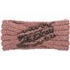 styleBREAKER Fascia per capelli da donna con torsione, nodi e perle, fascia per la testa, fascia 04026022, colore:Rosa antico