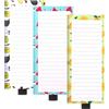 jojobasec Blocco note magnetico promemoria sul frigorifero stampa frutta blocco note foderato scrittura pad con elastico portapenne per la spesa