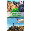Huber Kartographie Wanderkarte Peaks of the Balkans 1: 60 000: cross border hiking Albania - Kosovo - Montenegro