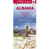 Huber Kartographie Albania hiking & biking 1:50000: Karte 1: Vermoshi - Tamare - Razma - Thethi