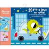 AUZOU 20 p'tits jeux en route !: Avec 1 labyrinthe géant, 20 cartes plastifiées, 1 feutre effaçable