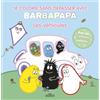 Dragon D'Or Je colorie sans dépasser avec Barbapapa : Les véhicules: Avec des contours pailletés !