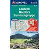 MAIRDUMONT KOMPASS Wanderkarte 42 Landeck, Nauders, Samnaungruppe 1:50.000: Wander- und Fahrradkarte in einem - inklusive Offline-Verwendung in der KOMPASS-App. Wander-& Radwege. Skitouren. Langlaufen. Reiten.