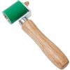 ReachMall Rullo di saldatura manuale in silicone da 40 mm, resistente alle alte temperature, con manico in legno, per attività di saldatura a membrana in PVC e telone