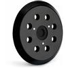 QWORK Platorello Per Smerigliatrice A 8 Fori Da 125mm, Platorello Con Gancio E Passante, Compatibile Con Makita BO5030 BO5031 BO8041 BO5041