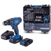 Scheppach Trapano avvitatore SCHEPPACH - 20V IXES - Mandrino 13mm 50 Nm + 2 batterie + caricabatteria + 74 accessori + Scatola - C-DTB74/2-X