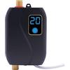 Jolre Mini scaldabagno istantaneo, piccolo scaldabagno, scaldabagno istantaneo, serbatoio elettrico, kit acqua calda per cucina, scaldabagno LCD per bagno, cucina, 3500 W 0,6 Mpa.